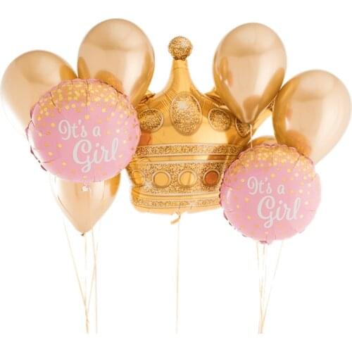 9pcs/lot Its a Girl Balloon Its a Boy Helium Balloon Boy Girl Shower Baby Shower Balloons Birthday Party Decorations