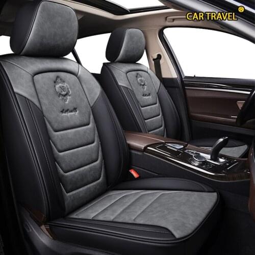 CAR TRAVEL leather car seat cover For Dodge Journey Caliber Avenger Challenger Charger am 1500 accessories covers car seats