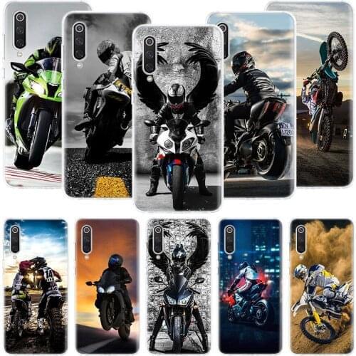 Track Motorcycle Cross Fly Phone Case For Xiaomi Redmi Note 10 9 8 Pro 9S 8 8T 7 6 5 6A 7A 8A 9A 9C 4X S2 K20 K30 Art Cover Coqu