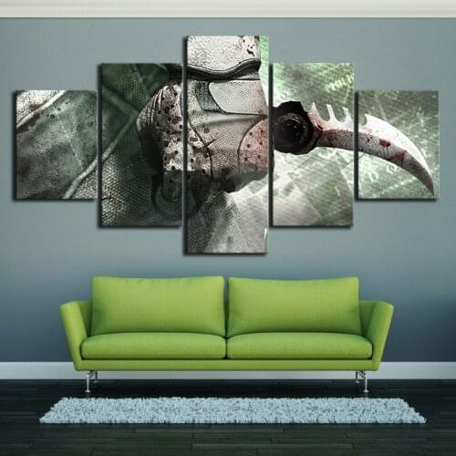 5 Piece Tom Clancys Splinter Cell Game Poster HD Picture Modern Oil Painting Fantasy Wall Art Home Decor