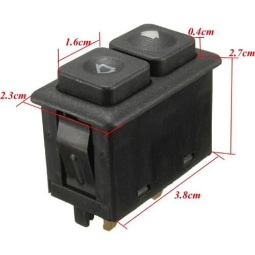 ISANCE 4PCS Power Window Sunroof Switch Illuminated For BMW E30 E24 E28 from 09/1986 61311381205 / 61 31 1 381 205