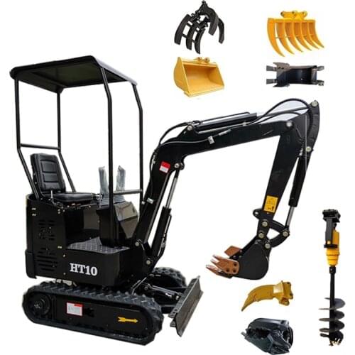 1 ton 1.2ton mini bagger CE/EPA/EURO V China wholesale compact small digger excavators micro excavadora