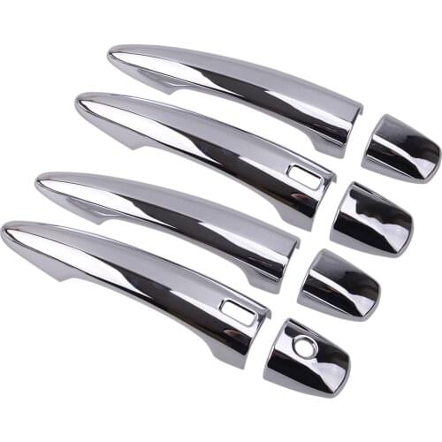 Beler 8pcs/Set Car Exteior Outer Door Handle Cover Molding Trim Fit for Nissan Altima 2019 2020 Decoration ABS