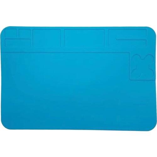Newest 30*20cm protable Heat Insulation Silicone Pad Desk Mat Maintenance Platform For Mobile phone BGA Soldering Repair