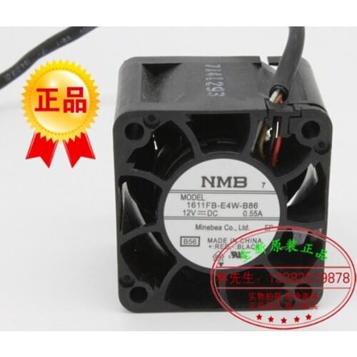 NEW NMB-MAT NMB 1611FB-E4W-B86 4028 DC12V frequency cooling fan