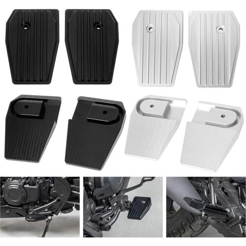 1 Pair Motorcycle Pedals Foot Controls Foot Pegs Billet Wide for Honda Rebel CMX500 CMX300 2017 2018 2019 2020