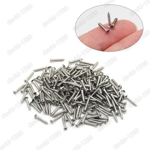 M1 M1.2 M1.4 M1.7 M2 Phillips Cross Countersunk Flat Head Small Self Tapping Screws 304 Stainless Steel