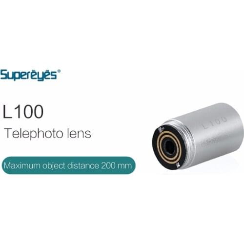 Supereyes 20cm L100 for Microscope lenses Interchangeable Long Focus Lens for Digital Microscope B011