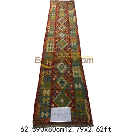 Kilim Fabric Handmade Upholstery Fabric Wool Knitting Carpets Mandala Area Runner Luxury