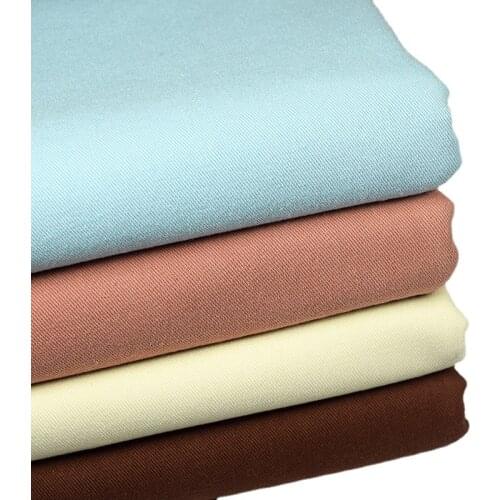 Width 59'' Thickened Wash Cotton Twill Fabric By The Yard For Windbreaker Suit Trousers Material