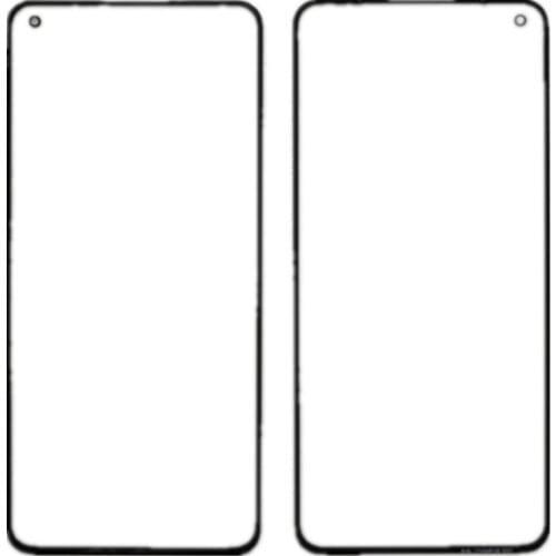 Mi11 Lite Outer Screen For Xiaomi Mi 11 Lite 6.55" Front Touch Panel LCD Display Out Glass Cover Lens Phone Repair Replace Parts