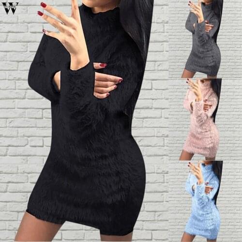 Womail Fashionable Knitted Dresses
