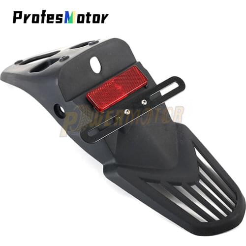 Motorcycle LED Taillight&Fender General Rear Stop Tail Plate For Chinese Kayo Bse 250/450cc Off Road Motocross Pit Bike