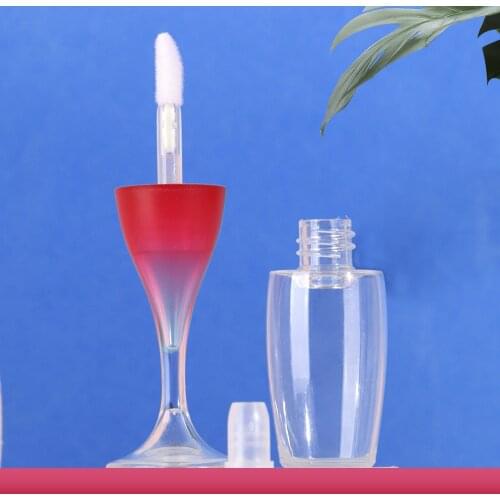 10 pcs Creative Mini Wine Glass Shaped Empty Lip Gloss Tubes lipgloss tubes Refillable Bottles Lip Glaze Container Sample Vials