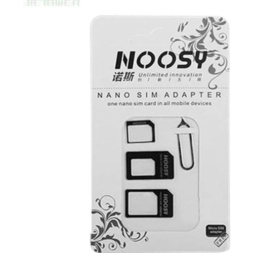 4 In 1 Nano SIM Card to Micro SIM Nano Micro to Mini SIM Adapter For Iphone Samsung SIM Card Adapter 500pcs/lot