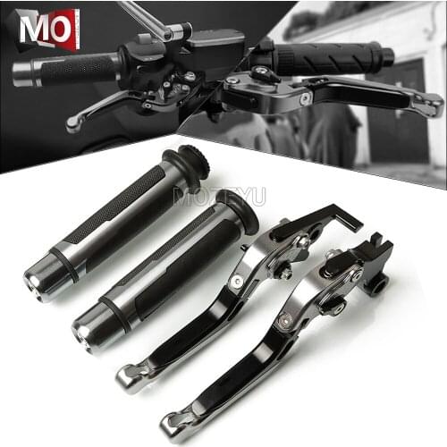 For Suzuki GSXS1000/F/ABS GSXS GSX-S 1000 F ABS Motorcycle CNC Adjustable Folding Brake Clutch Levers Handlebar Hand Grips