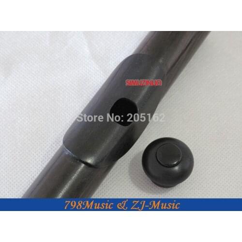African Blackwood Grenadilla Flute-B foot-Open Hole-Split-E-Inline-G- Europe Headjoint-NO.7