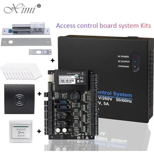 KR200E C3-200 kits IP-based Door Access Control Panel TCP/IP RS485 Communication Advanced Access Control Wiegand 26