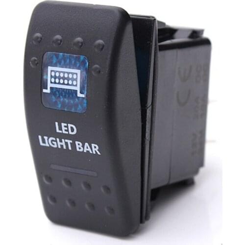 KSOL Car Boat ARB Carling Dual LED Back Light Rocker Switch SPST ON-OFF 12/24V CE 10A 1