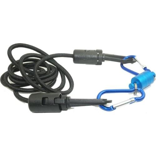 Magnetic Net Release Holder Carabiner with Cord Lanyard Fly Fishing - New Type