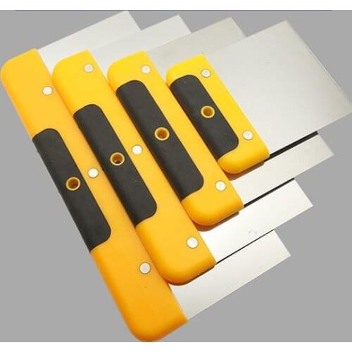 4" 6" 8" 10"Scrapper Set Steel Blades Putty Filler Plaster Drywall Decorate Flexible Tapping Putty Cleaning Filling Knife