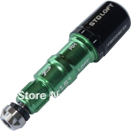 New 1 pc TP .335 1.5 RH Right Hand Green golf shaft sleeve adapter for Rocketballz R11 R11S