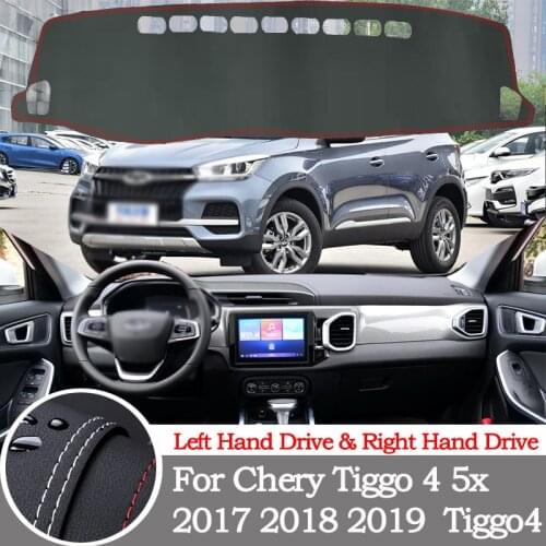 High-quality leather instrument panel protection pad and light-proof pad for Chery Tiggo 4 2017-2019 Tiggo4 5x car accessories