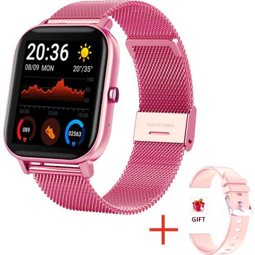 Ladies Fashion Smart Watch Bluetooth Call Function Heart Rate Monitoring Waterproof Sports Fitness Tracker women Smartwatch+Box