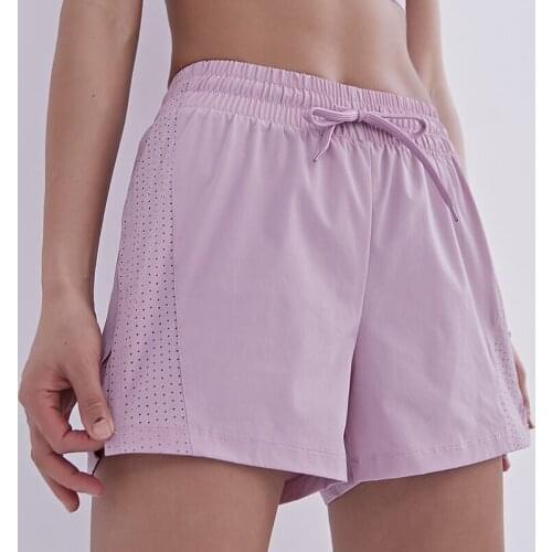 Women Yoga Shorts Summer 2 in 1 Running Shorts Quick Dry Elastic Waist Sport Gym Fitness Shorts Sportswear S-XL