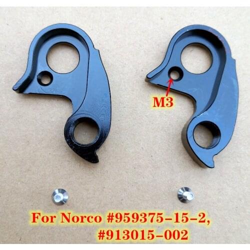 2pcs CNC Bicycle rear derailleur hanger For Norco #959375-15-2 Optic RANGE 7 FS REVOLVER SIGHT Torrent Alloy sight MECH dropout