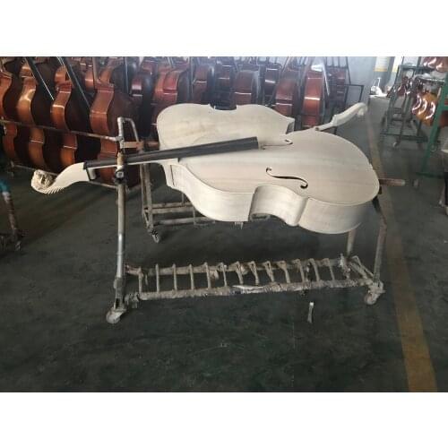 3/4Unfinished Upright Bass Solid European Wood 3/4 custom double bass Free Transport +High End Accessories