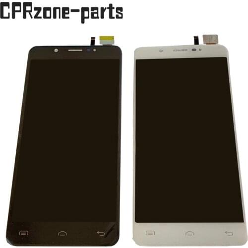 5.5" Black / White with frame For Doogee F7 lcd display with touch screen digitizer sensor panel assembly