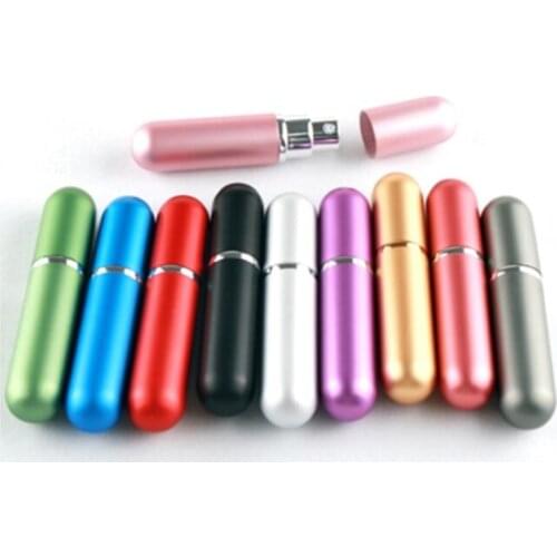 5ml Refillable Portable Traveler Aluminum Spray Atomizer Empty Perfume Bottle Empty Parfum bottle Makeup Container Spray Bottlle