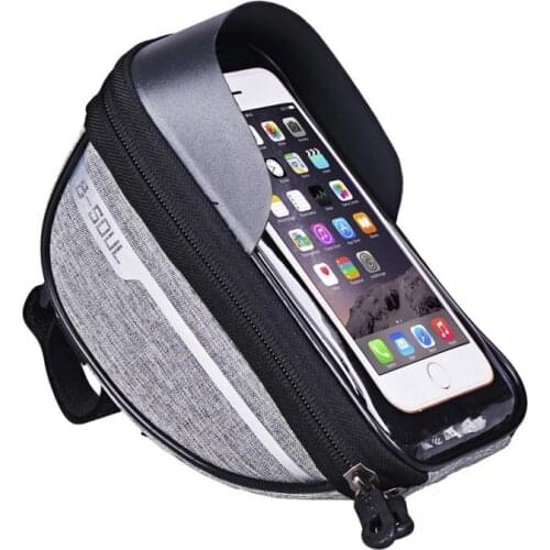 6.5 Inch Touch Screen Bicycle Bags Rainproof MTB Cycling Bike Head Tube Bag Bicycle Handlebar Cell Mobile Phone Bag Case Holder