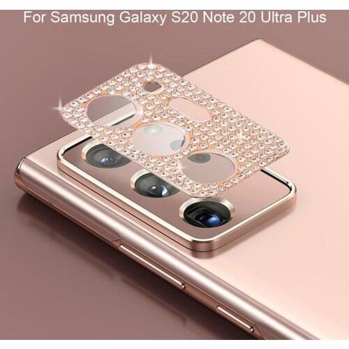 Bling Glitter Rhinestone Camera Lens Protector For S20 Ultra S20 Plus Lens Protection Case for Note20 S21 S21ultra S21 Plus