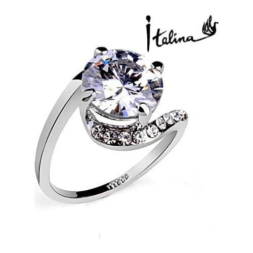 Brand TracysWing Genuine Austria Crystal gold Color Rings for Women healthy Anti Allergies #RG93848