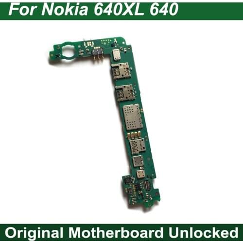 Tested Full Work Original Unlocked Mainboard Motherboard Flex Circuits Cable FPC For Nokia Lumia 640XL RM1096, 640 RM1077