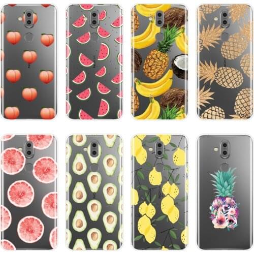 TPU Soft Phone Case Silicone For Nokia 2.1 3.1 5.1 6.1 7.1 Plus Peach Pineapple Avocado Back Cover For Nokia 2.1 3.1 5.1 6.1 7.1