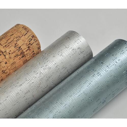 New Design Slub Free Sample New Style Cork Wallpaper Design Natural Wood New Color Home Decor Wall Paper Wallcovering