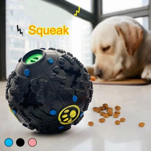 Squeak Dog Interactive Toy Entertainment IQ Training Slow Feeding Screaming Ball Keep Teeth Healthy Eco-Friendly Pet Accessories