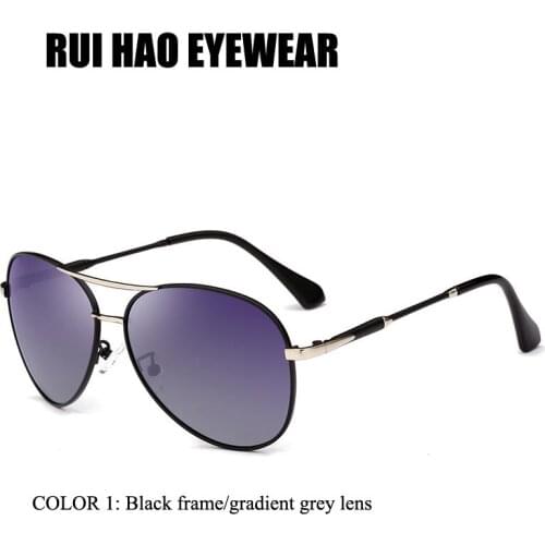 Rui Hao Eyewear Polarized Sunglasses Glasses Men Women Fish Driving Sunglasses Sun Glasses 3 Color Design 8071