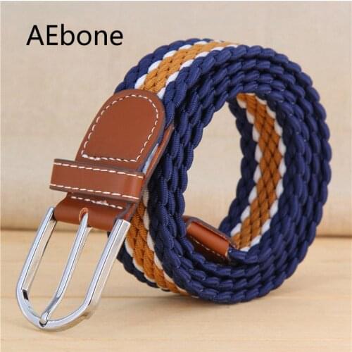 AEbone Western Strap Belts For Boy Jeans Strap For Girl Elastic Wasitband Belt Kids Kemer Children Ceinture YB015