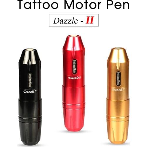 Tattoo Pen Machine Brushless Motor Universal RCA Jack Gun High Speed 10000 Rpm Quality Dazzle Machine Artist For Permanent Use