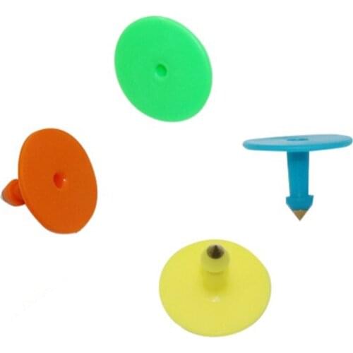 30 Pcs Farm Animal Ear Tag Accessories Pig Cattle Sheep Ear Tags Nail Animal Signage Tool