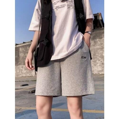 Summer vintage track shorts women vetement femme loose high waist pantalones cortos mujer wild Harajuku biker spodenki damskie