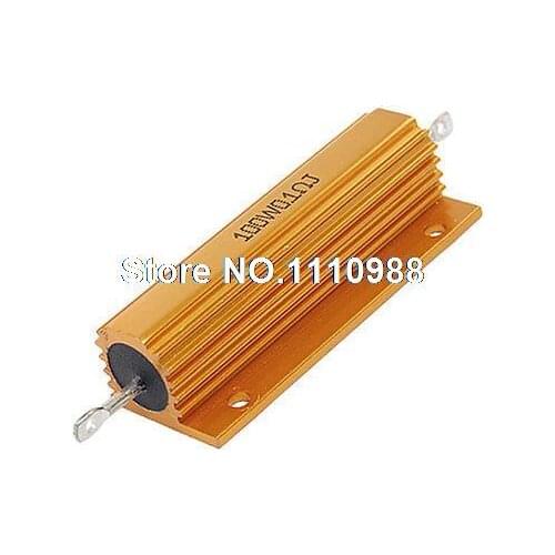 100W Power 0.1 Ohm 5% Aluminum Wirewound Shell Resistor