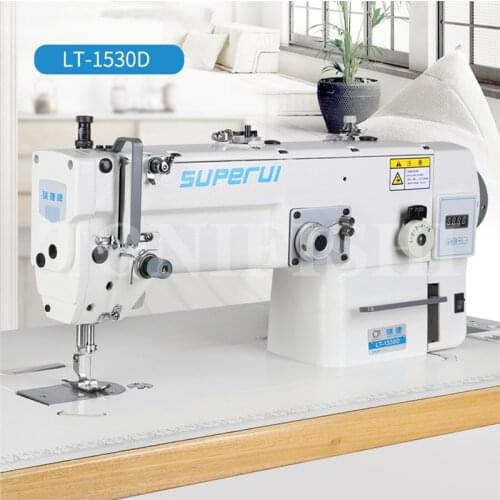 1530 direct-drive sewing machine industry eats thick materials, computer-synchronized zigzag sewing, desktop triangle needle