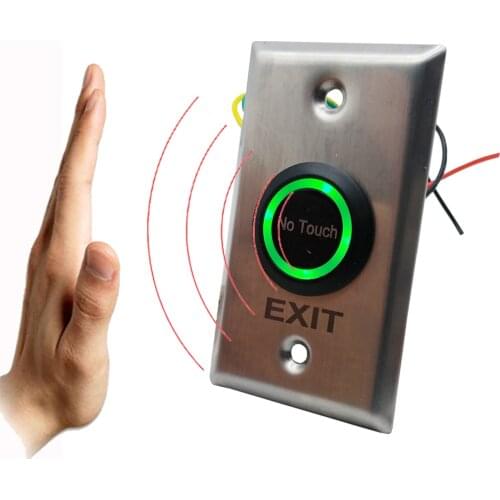 2020 New Contactless Door Access Control Release Switch IR Touchless No Touch Infrared Exit Button