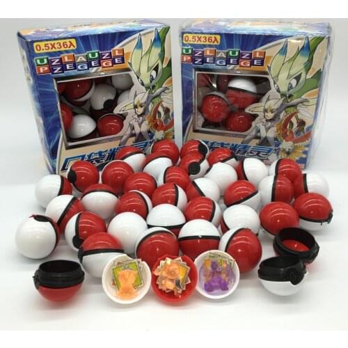 36 Pcs Pokeball+36 Pcs Figures Original Pokemon Toys Ball With Figure collection Model dolls Toys For Children birthday gifts