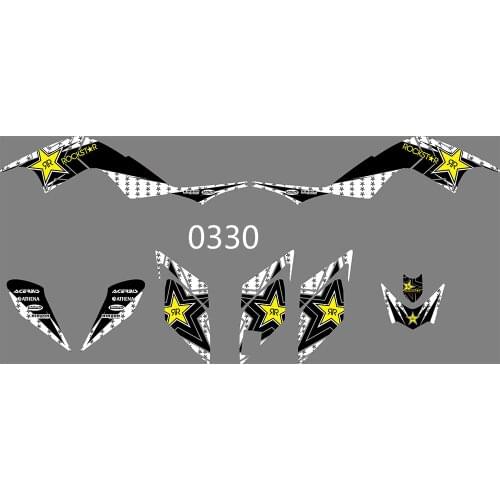 3M 6 STYLES TEAM GRAPHICS BACKGROUNDS DECALS STICKERS FOR YAMAHA RAPTOR 700 2006 2007 2008 2009 2010 2011 2012